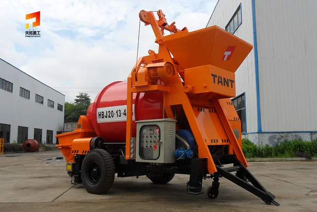 JBTS40 diesel type concrete mixer pump