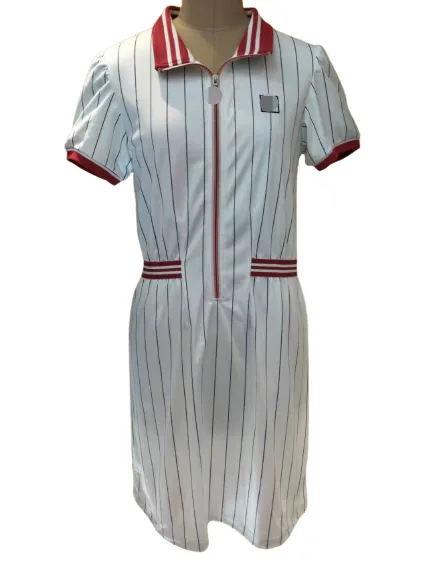 Womens tennis dress tennis uniform sport dress collar stand dress