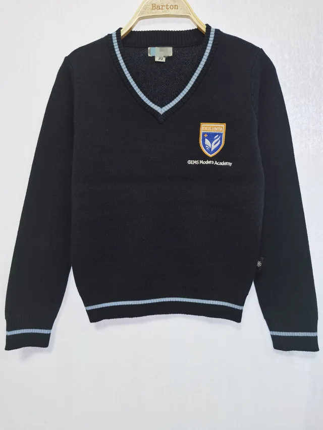 Boy's knitting school sweater