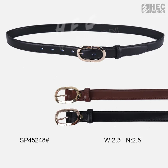 Round buckle belt For women 2021 NEW PU