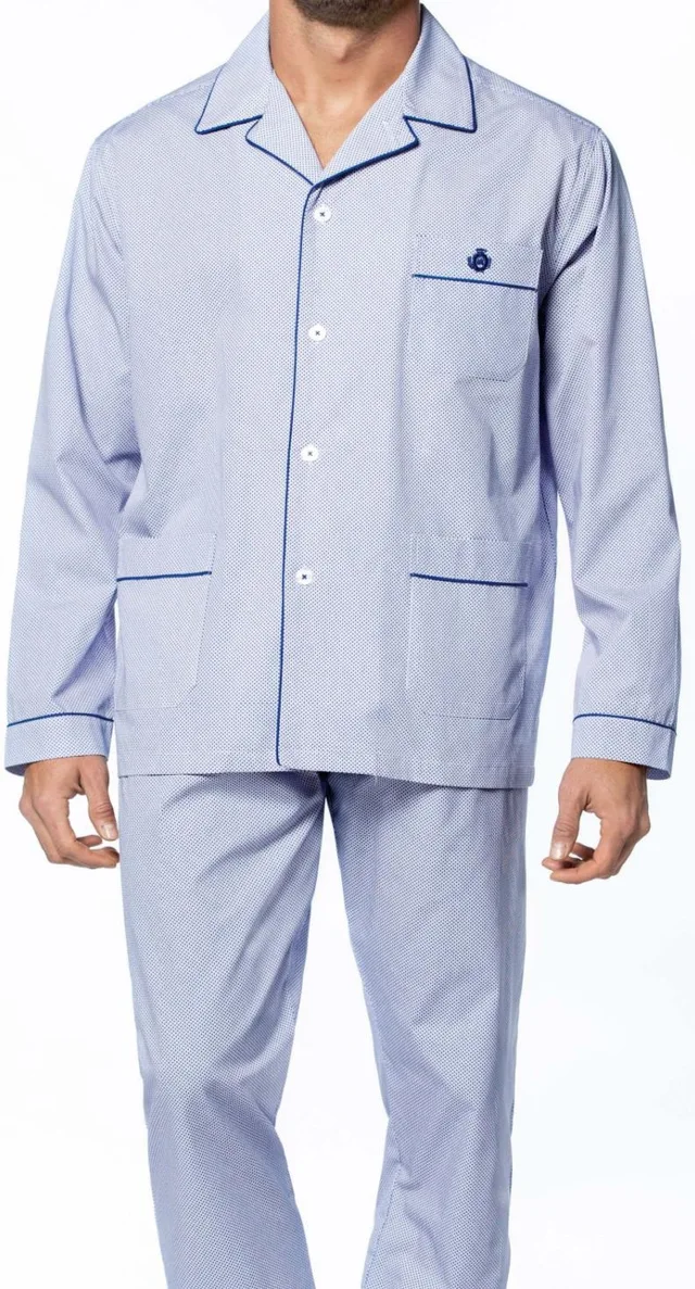 100% cotton men's woven pajamas