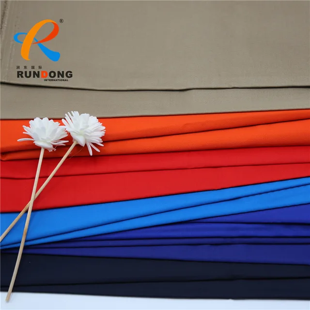 Shandong rundong textile high quality CVC polyester and cotton fabric