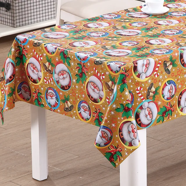 Christmas Table Cloth with backing