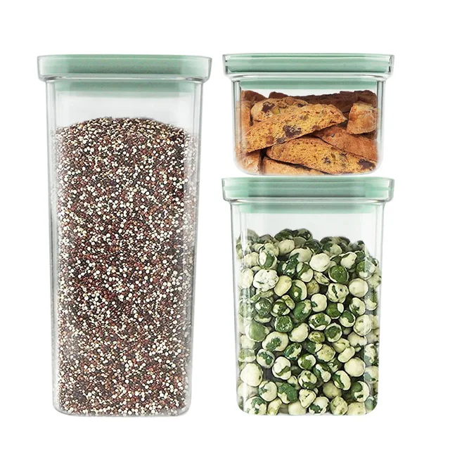 Clear BPA Free Air Tight Dry Food Storage Containers