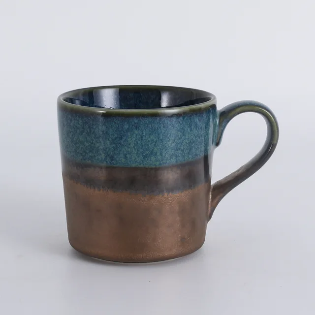 14oz new bone China metallic glazed mug