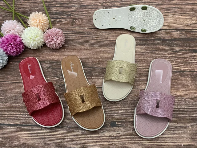 PCU+PVC2178 New lady's slippers