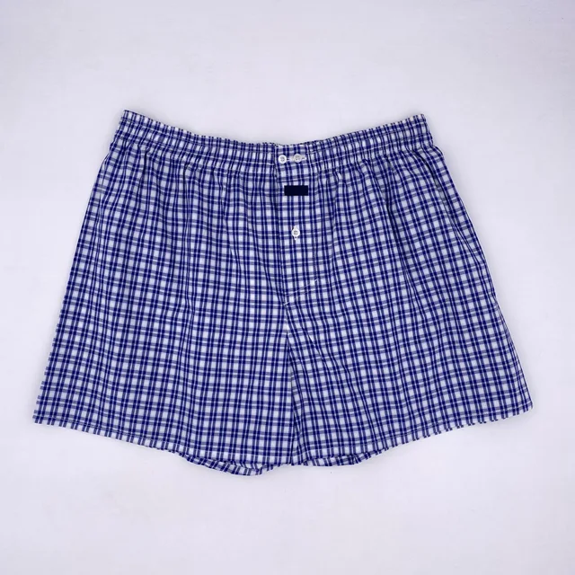 100%cotton men's woven boxer