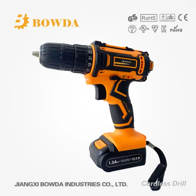 12V profession power sets professional drill china brushless impact cordless drill set
