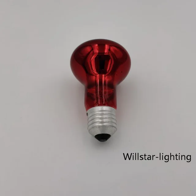 R63 Reflector lamp with painting red fully