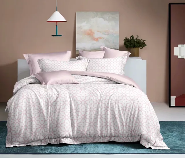 Double sides brief printed 100% polyester Duvet Cover set