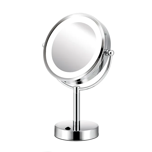 8.5 inch double sides LED vanity mirror for makeup