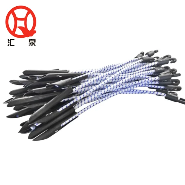 12" Elastic Bungee Ties for Scaffolding Sheet or Leno Tarp