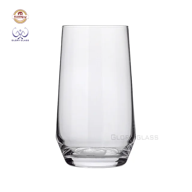 Single glass cup