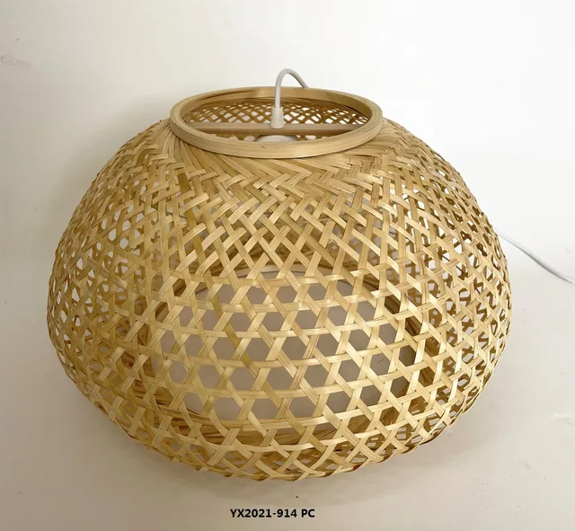 Natural bamboo lamp