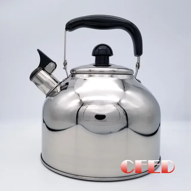 Stainless Steel Whistling Kettle（4.5L, Tea Strainer Option )