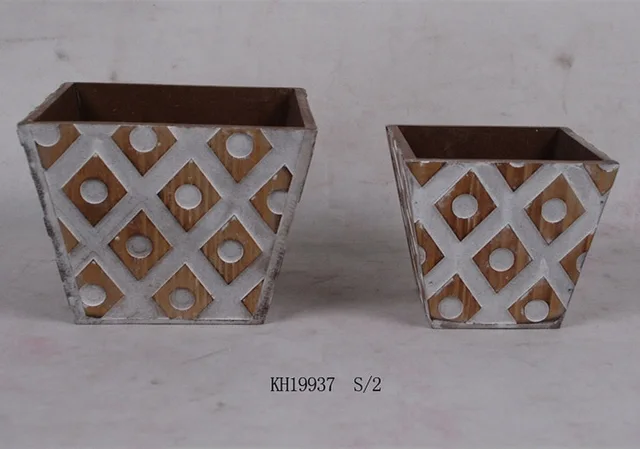 Wooden Pot