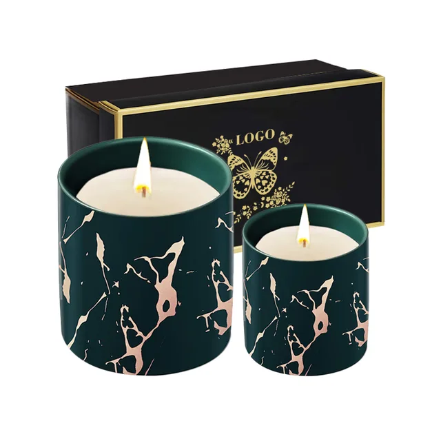Candle jar ceramic