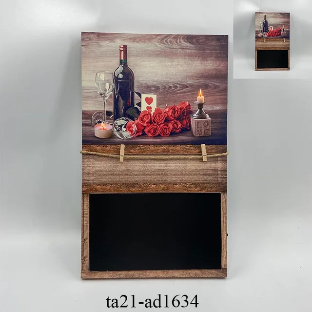 LED canvas painting with blackboard