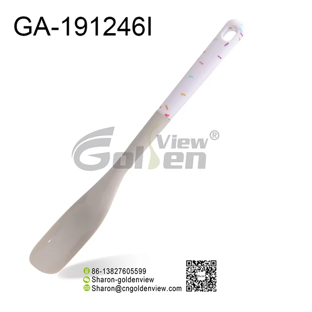 Speckled silicone spatula