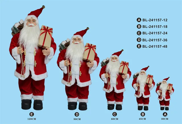 30cm/45cm/60cm/90cm/120cm height set of Santa Clause