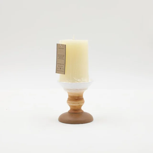 Creamic Candle Holder+scented Pillar Candle