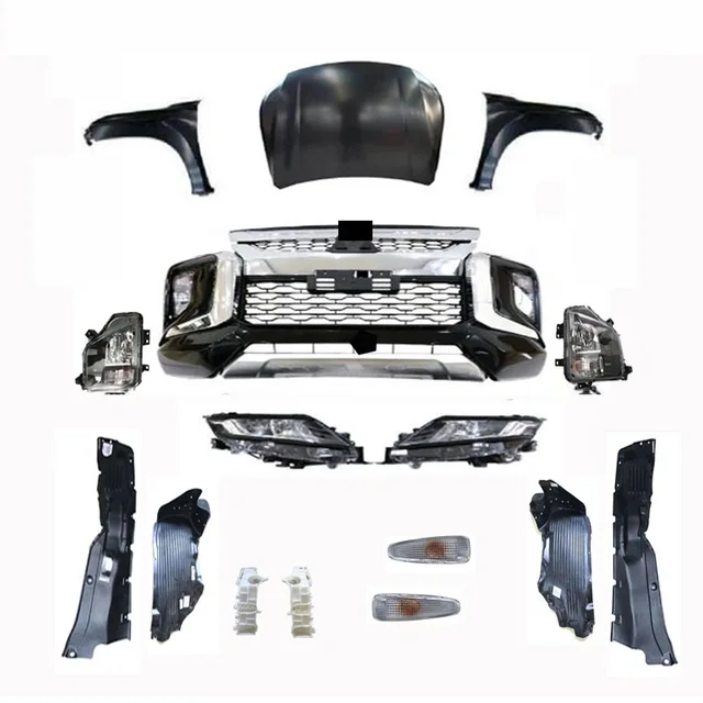 Body Kits For MITSUBISHI TRITON 2015 Upgrade To 2019-2020 Auto Body Bumpers