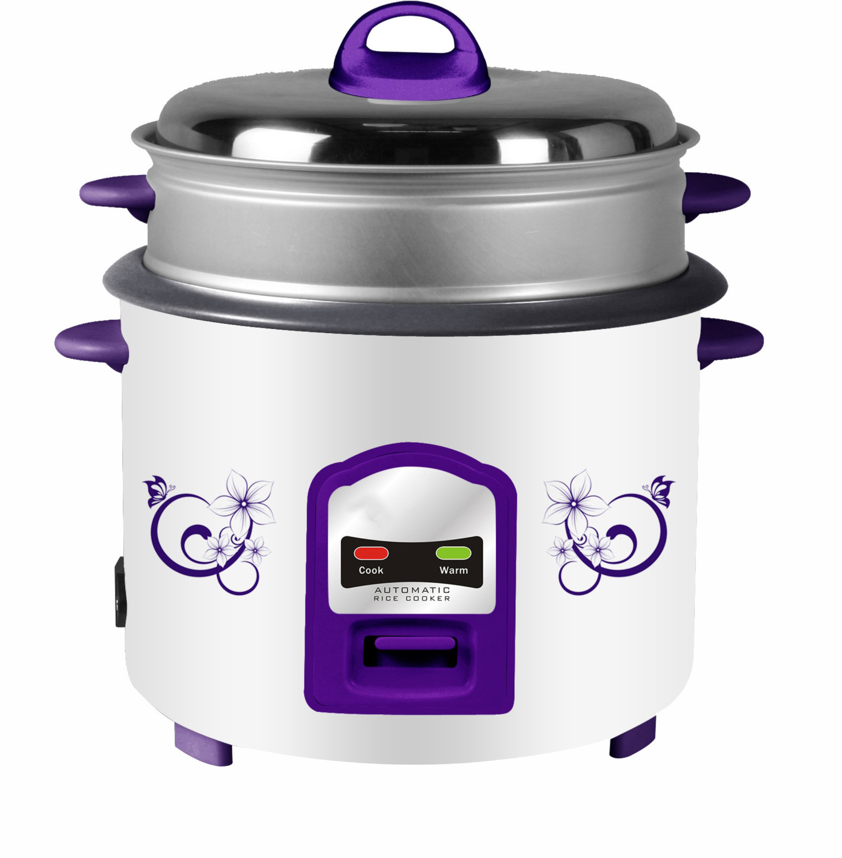1.8L 2.2L 2.8L China Professional Electric Rice Cooker With Steamer Factory Supply Good Price