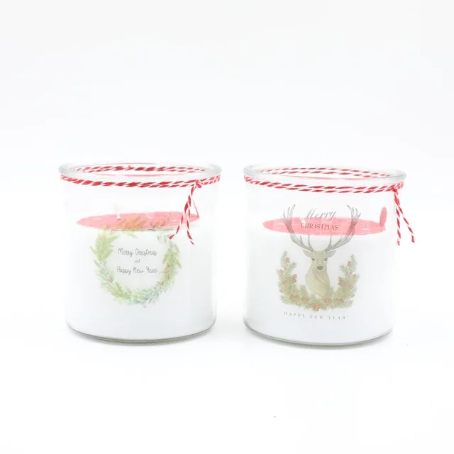 Glass candle