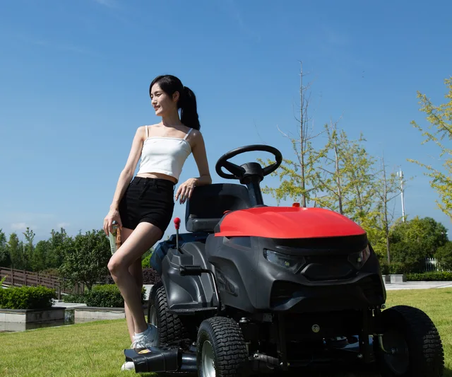 33" Gasoline Lawn Mower Tractor Langhui Riding mower