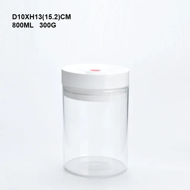 Empty Clear Straight Glass Storage Jar Sylinder Canister Sets with ceramic Lid