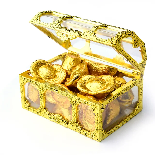 Chocolate gold shape