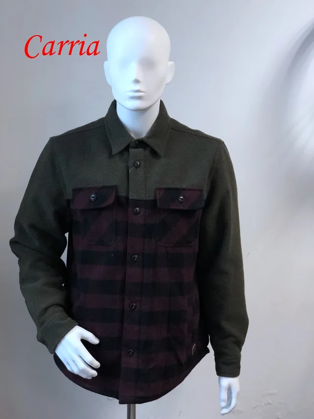 Men's wool shirts,wool polyester shirts,men's jacket shirts