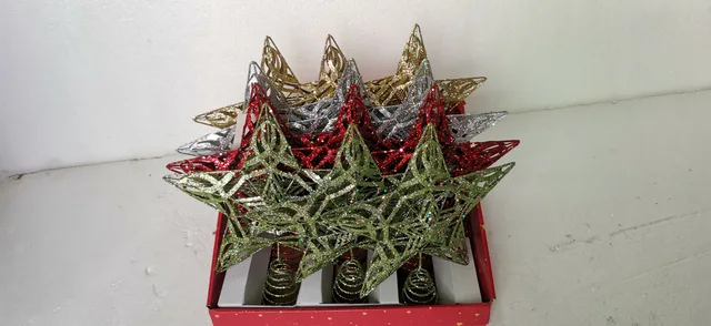 Christmas decorations tree top star