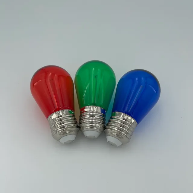 Color filament and body S14 Light Bulb 1W