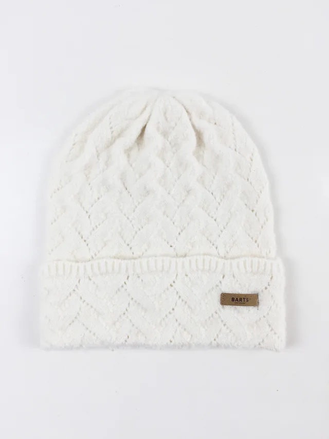 Ladies knit hat with mix yarn