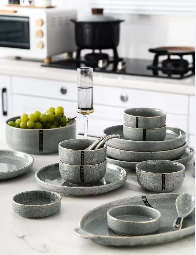 Stoneware dinner set