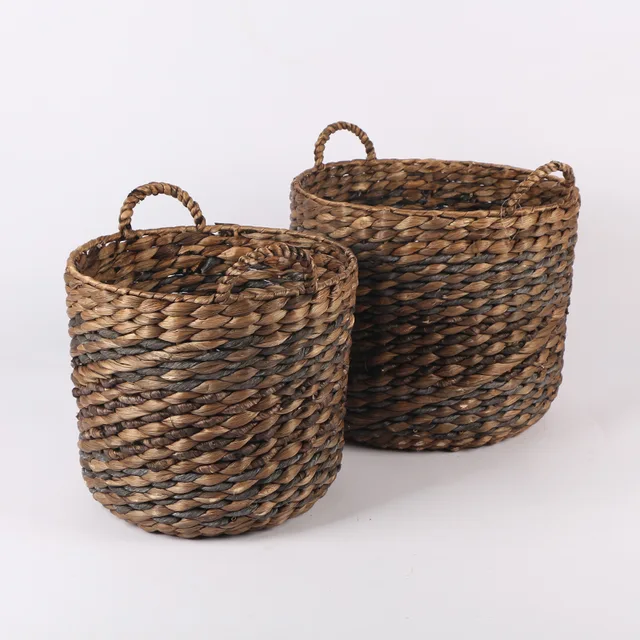 Mixed woven basket