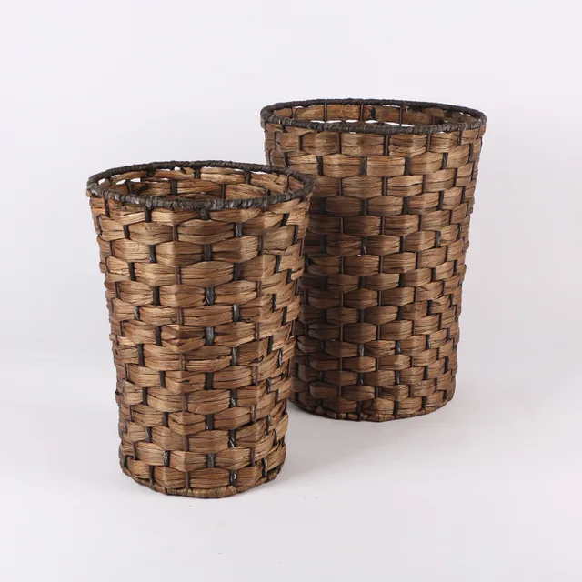 Mixed woven basket