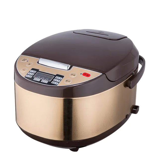Cooking Rice in Rice Cooker Digital Low Sugar Square Quality Steel
