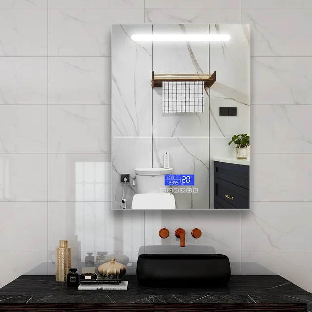 Led wall bathroom mirror with bluetooth Speaker