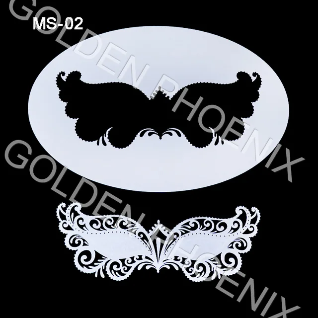 New Mask Face Paint Stencil