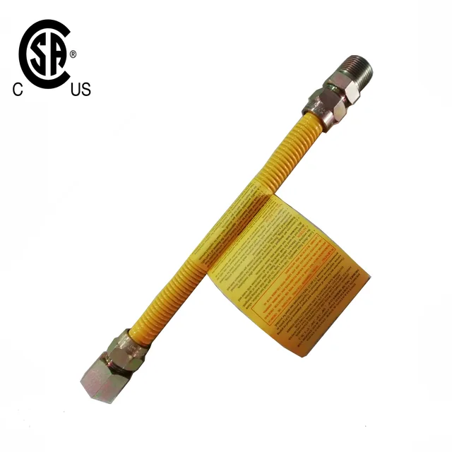 CSA certified Stainless Steel and Coated Gas Flex Connectors