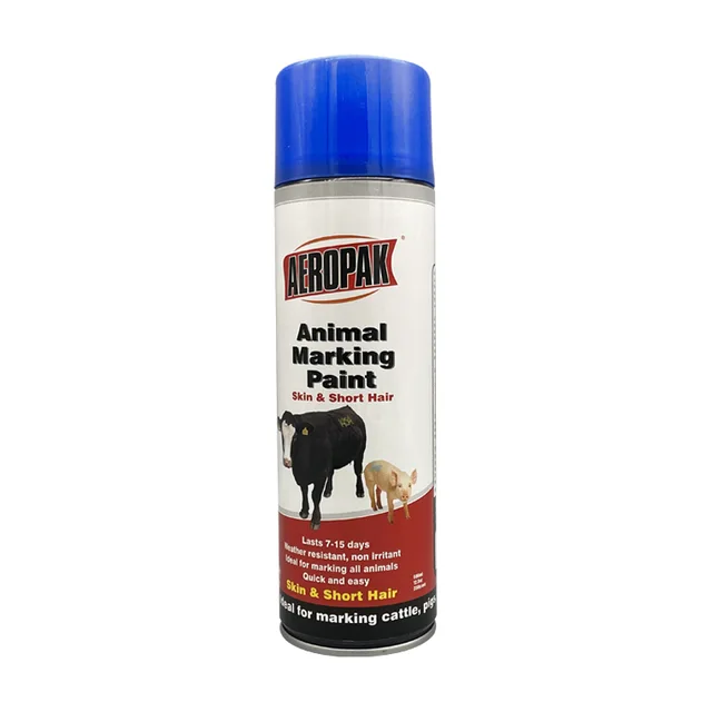 Aeropak 500ml Aerosol Animal Livestock Marking Paint for Marking Cattle Sheep Pig