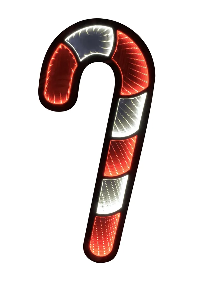 Christmas Lights Christmas Lighting Decoration Infinity Light Hanging Candy Cane
