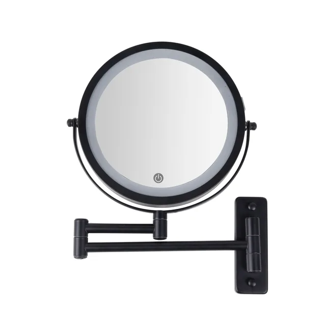 8 Inches Dual Sides Rechargeable LED Wall Mirror