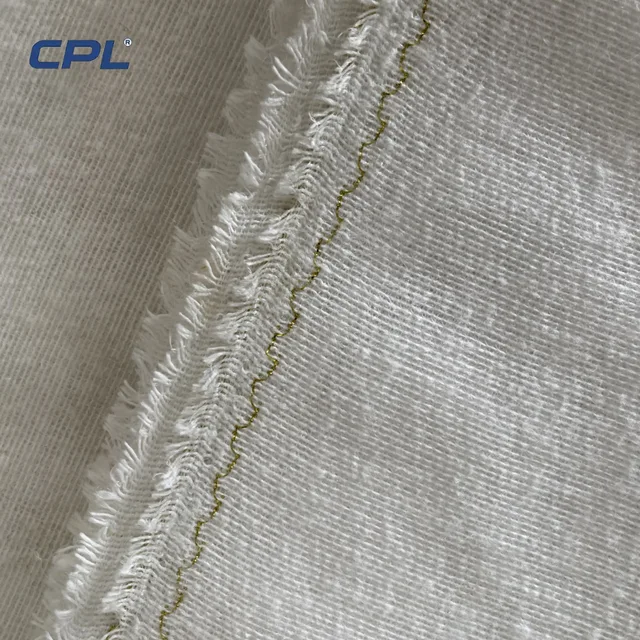 Weft-insertion fusible interlining