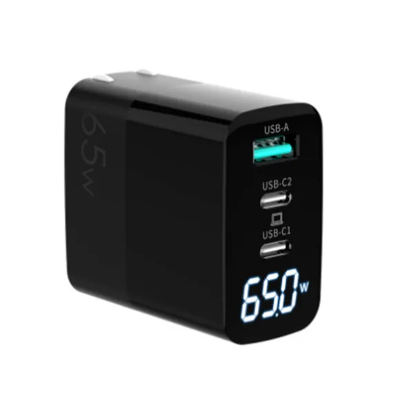 Digital display gan charger pd fast charge charging head notebook charger
