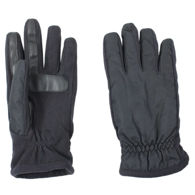 Warm Fleece Gloves with conductive PU warm for winter