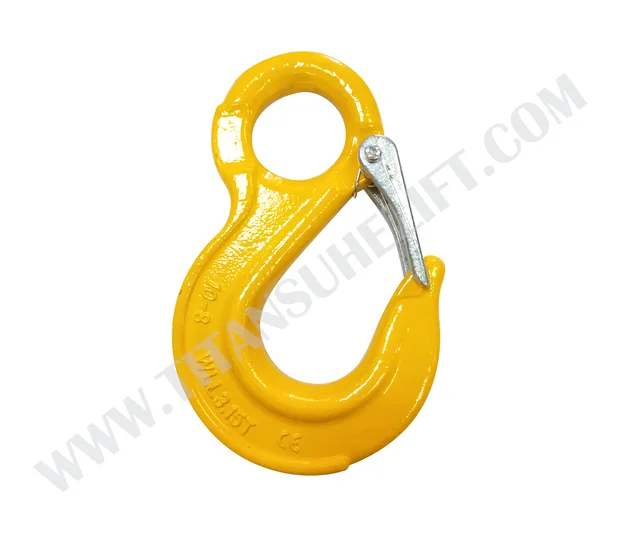 Grade 80 Eye Sling Hook with Latch
