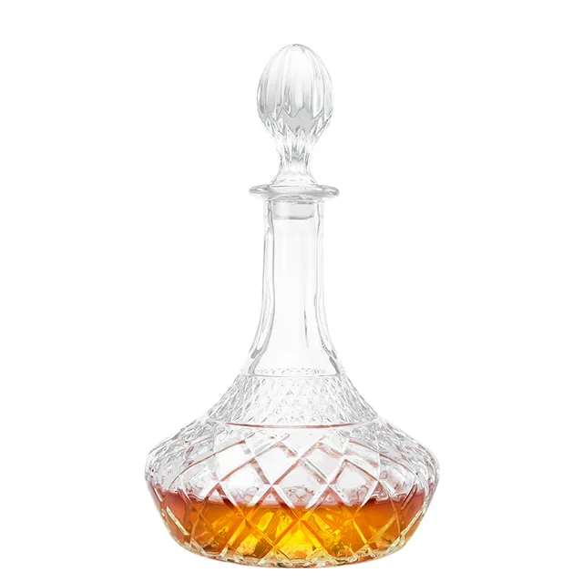 Whisky Decanter Wholesale Customize Wine Bottle Crystal Glass Whiskey Decanter